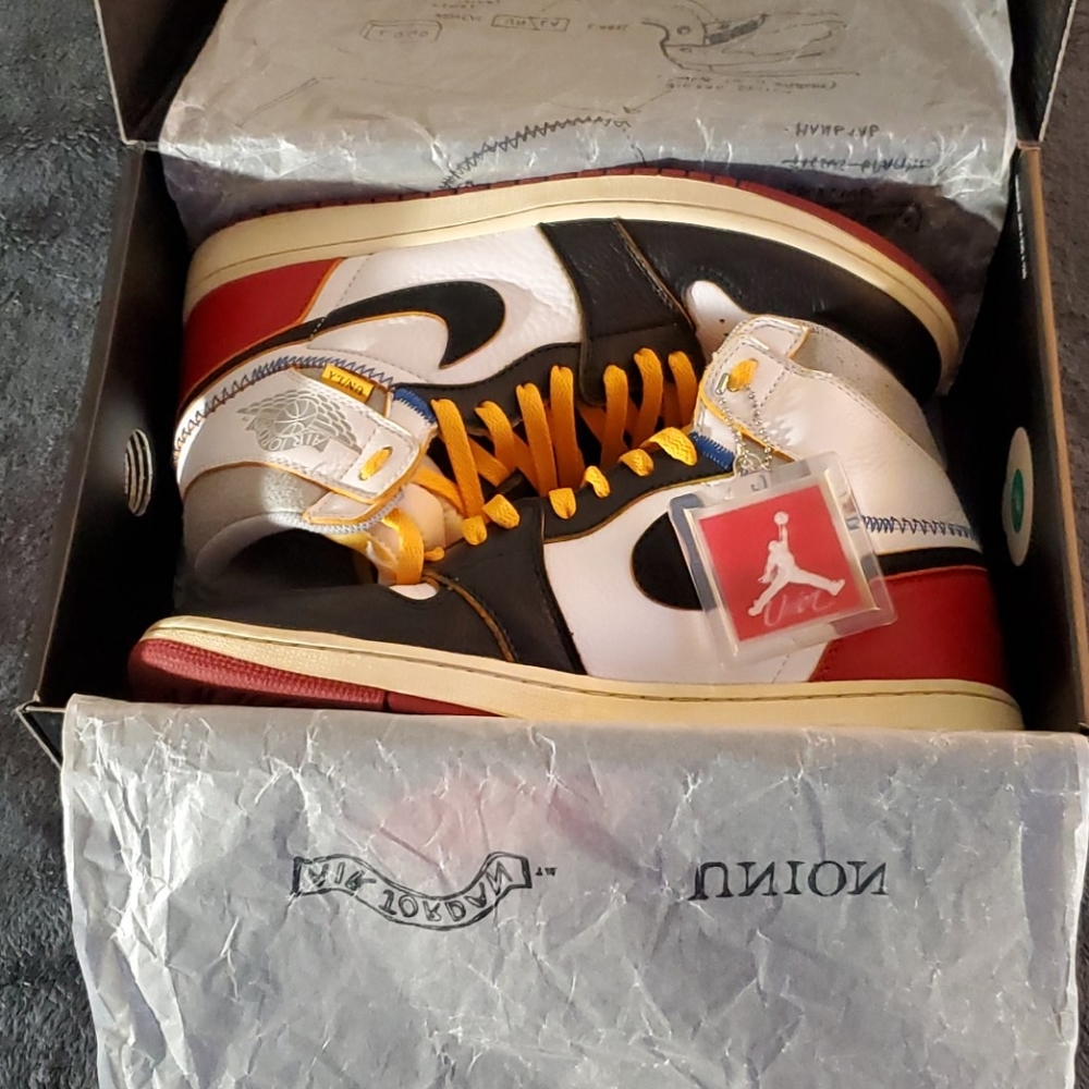 Jordan 1 union black toe